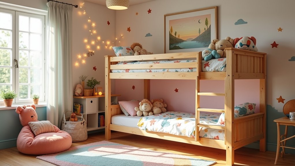 playful and cozy bunk beds