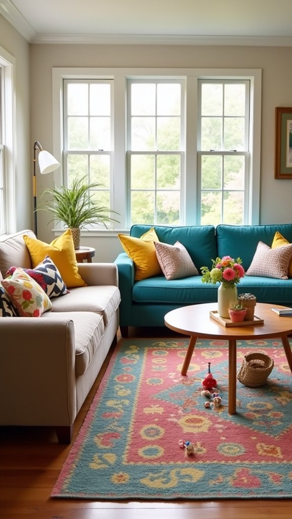 playful family living space