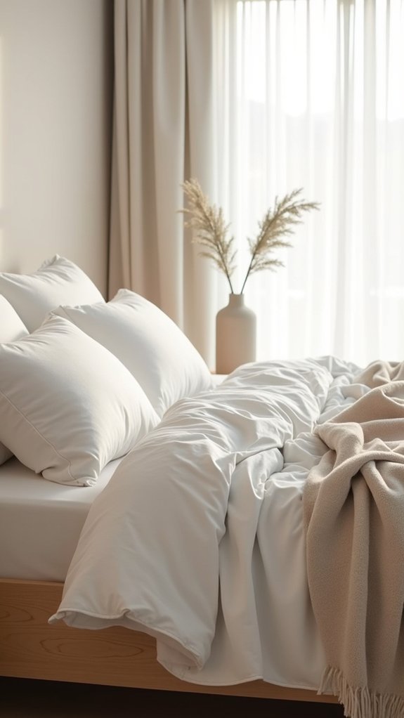 quality bedding enhances comfort