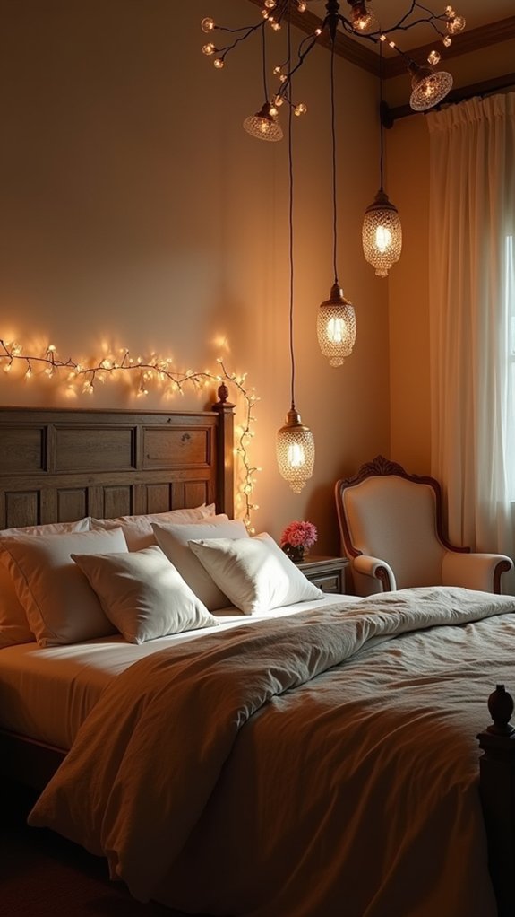 romantic bedroom lighting ideas