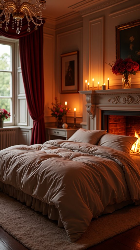 romantic luxurious comfort retreat