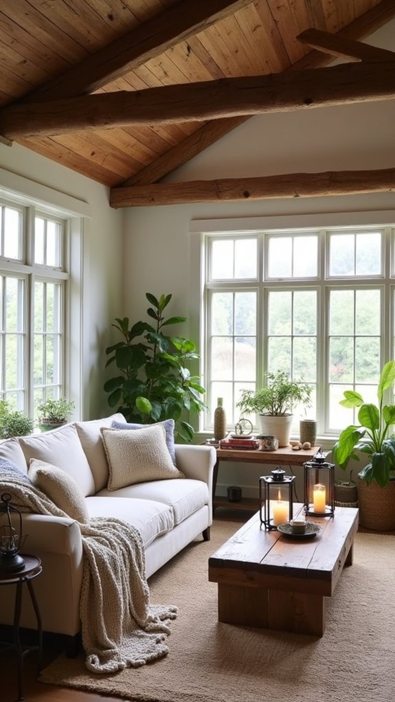 rustic charm through sustainability