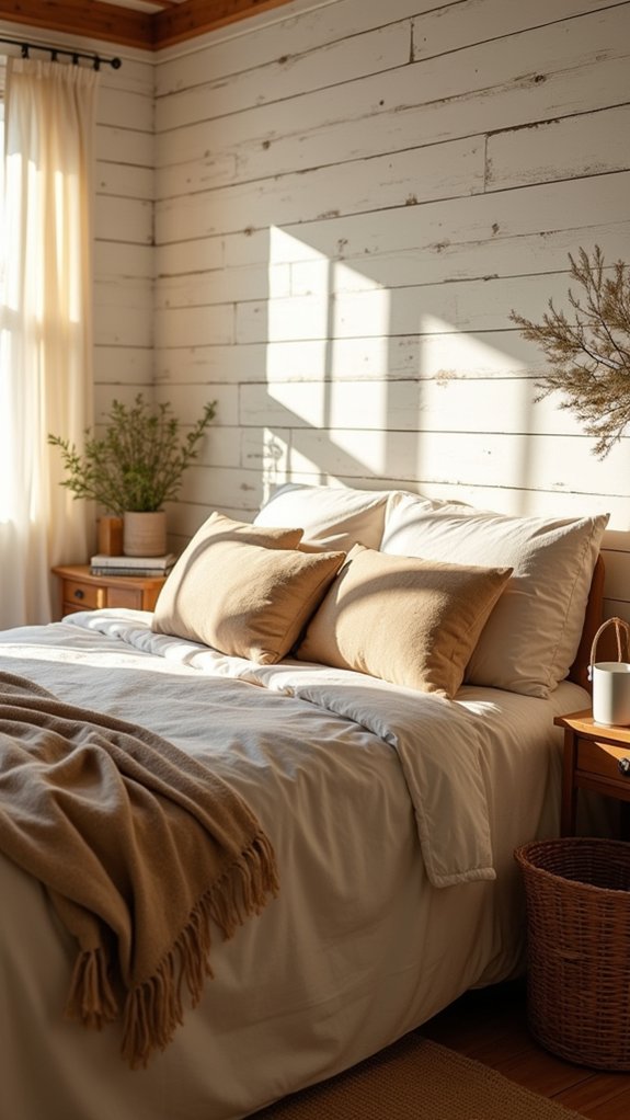 rustic charm with shiplap