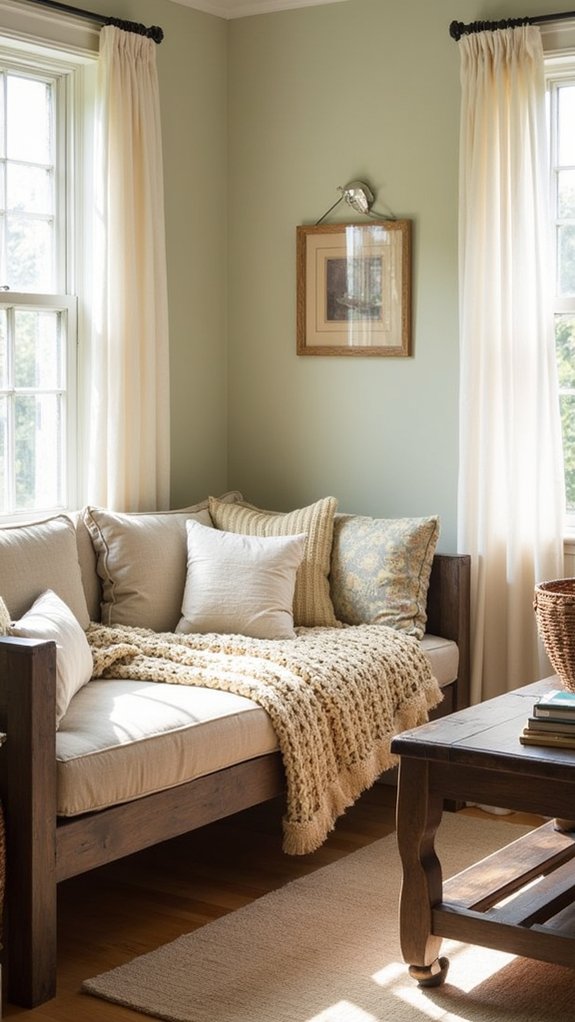 rustic farmhouse daybed retreat