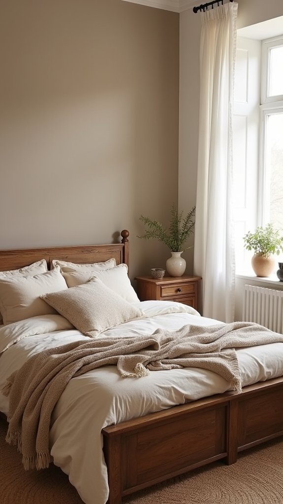 rustic taupe cozy retreat