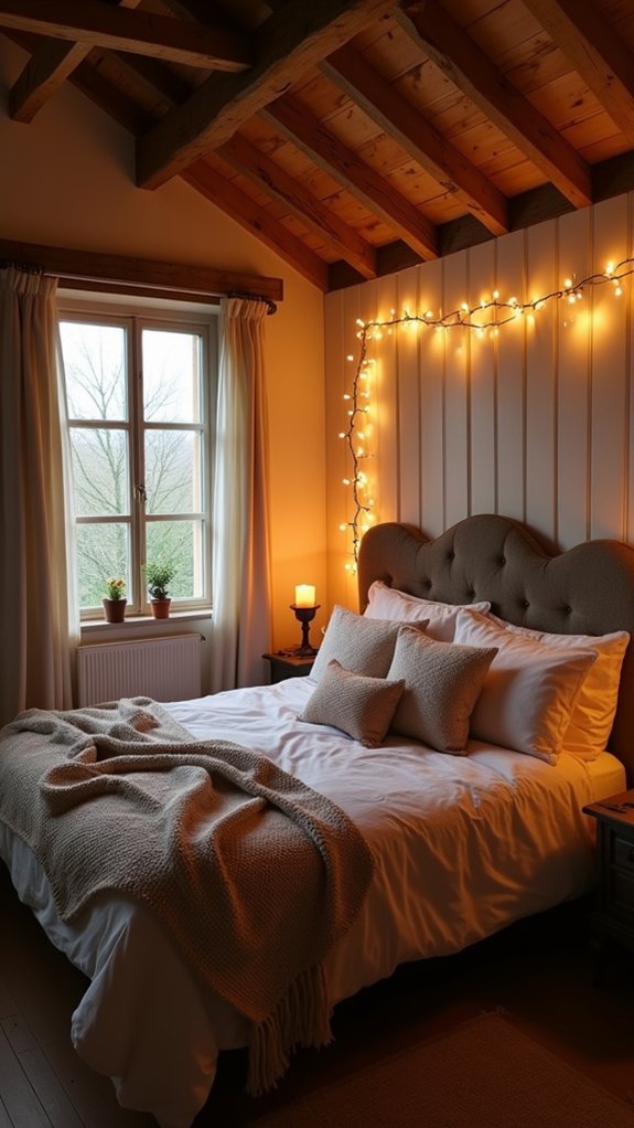 rustic warmth and coziness