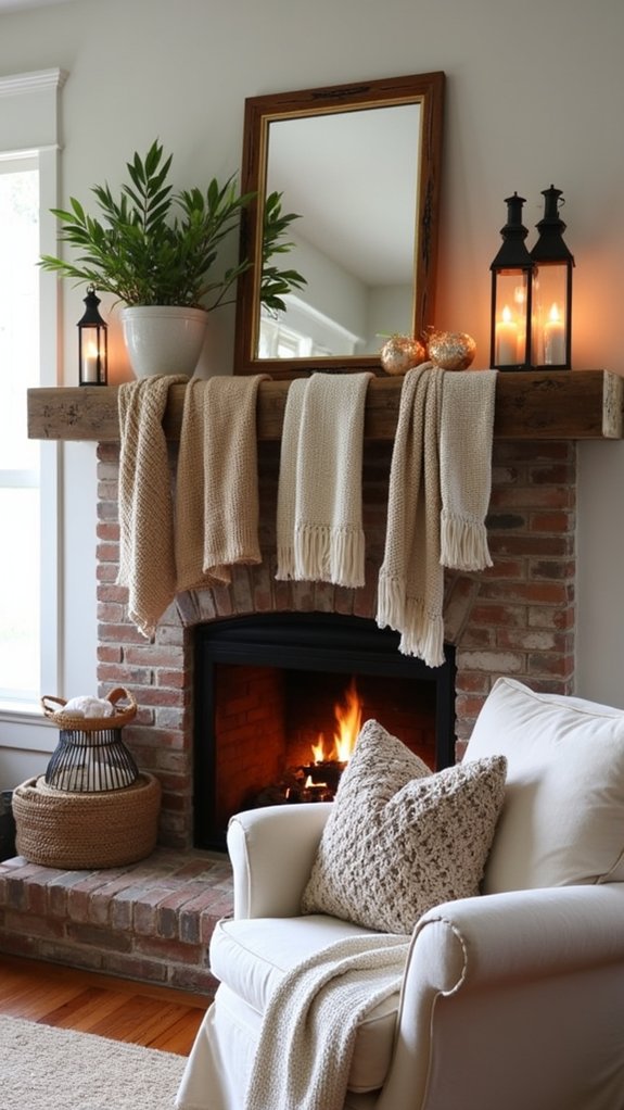 rustic warmth and coziness