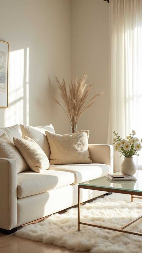 serene beige and white harmony