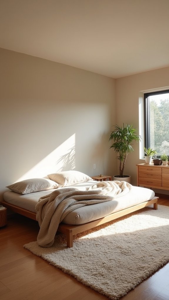 serene minimalist bedroom design