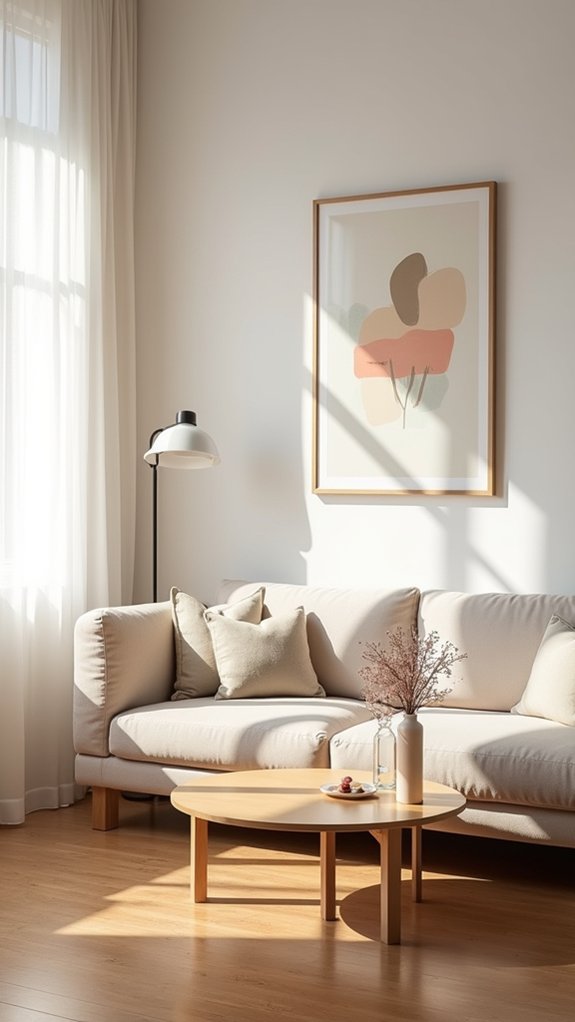 serene minimalist wall art