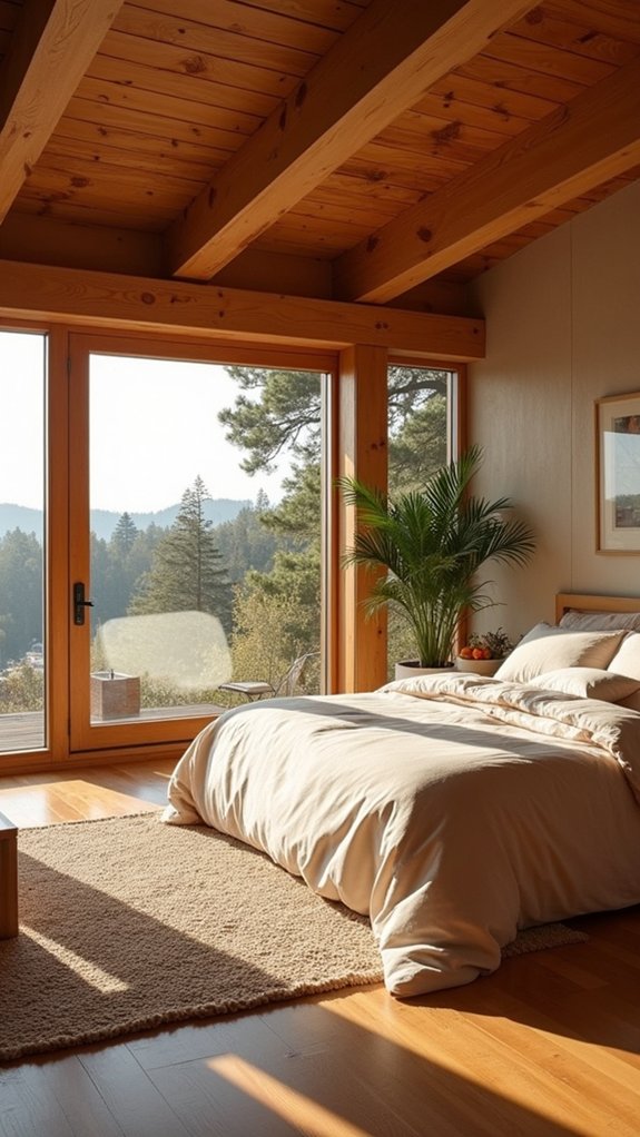 serene open wood sanctuary
