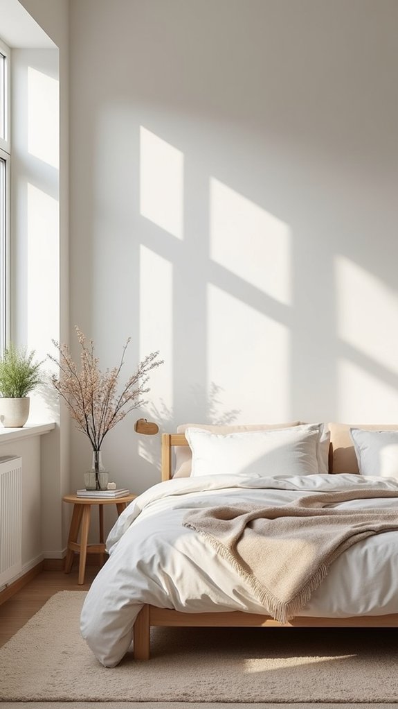 serene scandinavian minimalism sanctuary