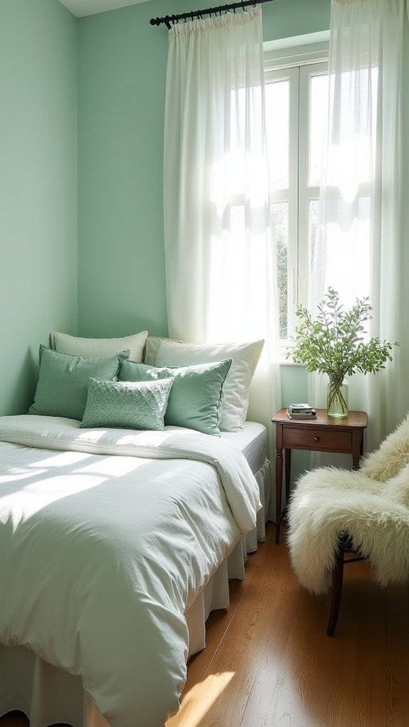 serene seafoam bedroom retreat
