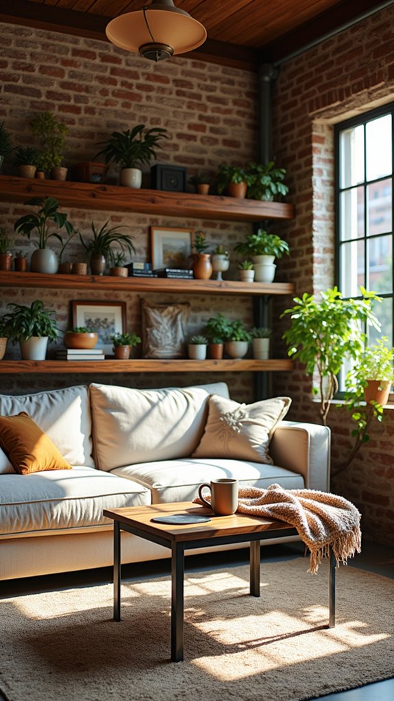 showcase decor with shelves