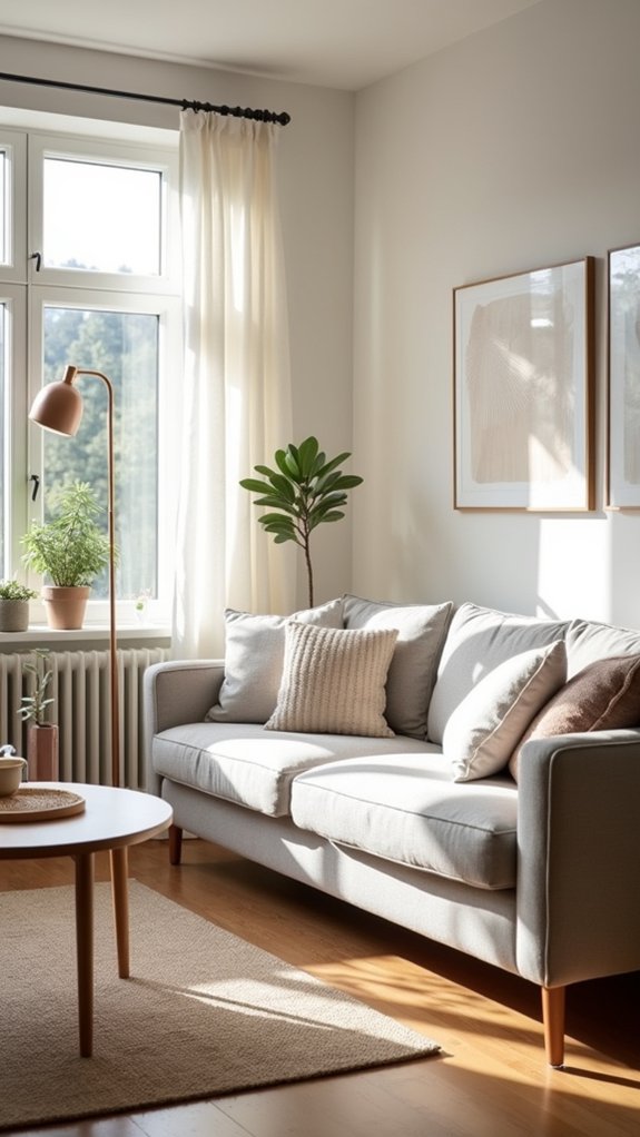 sleek functional serene atmosphere