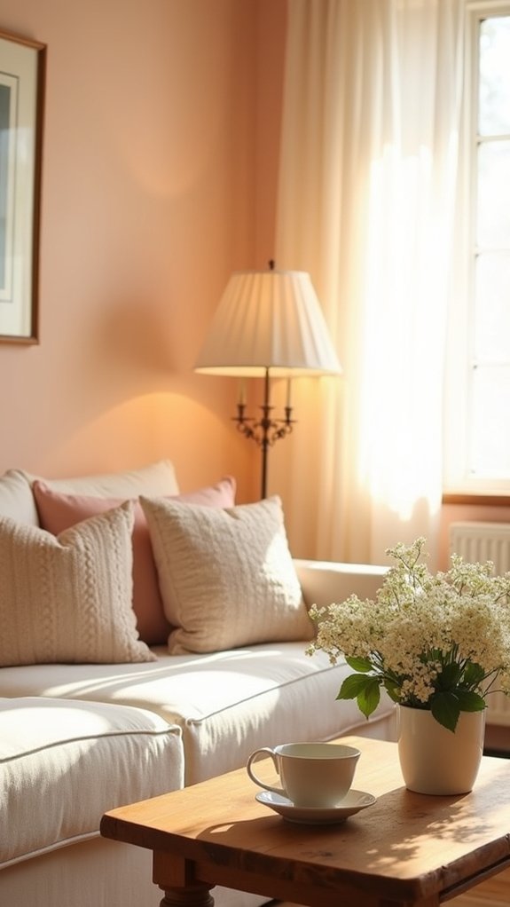 soft calming warm retreat