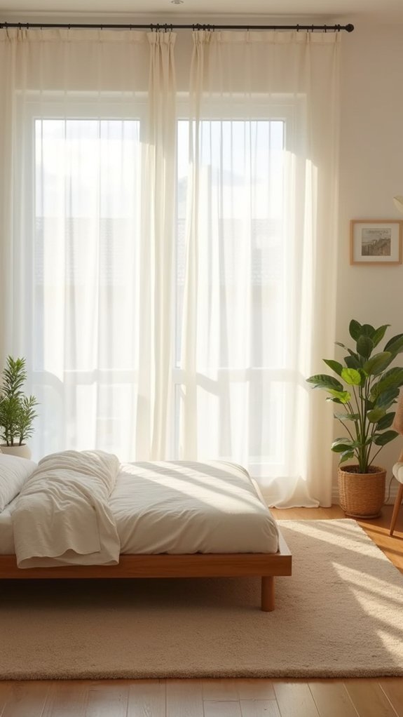 soft light filtering curtains
