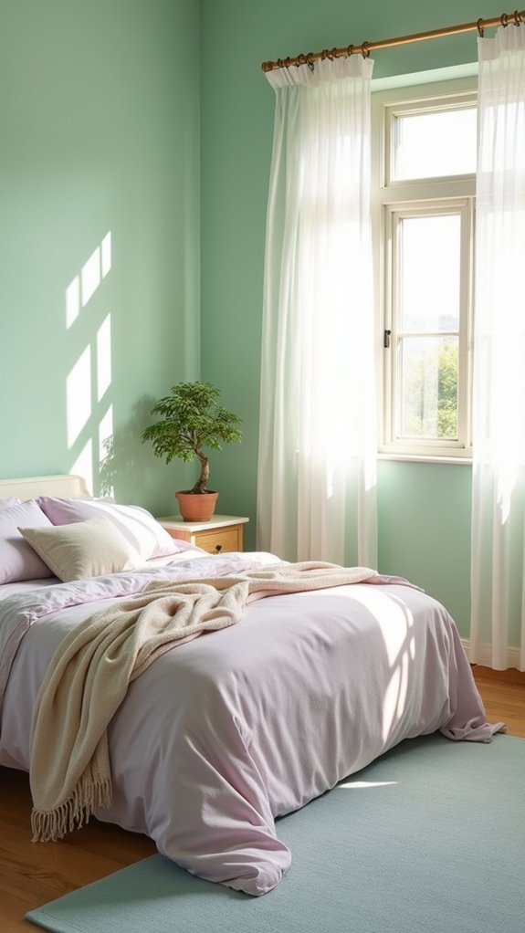 soft pastel bedroom sanctuary