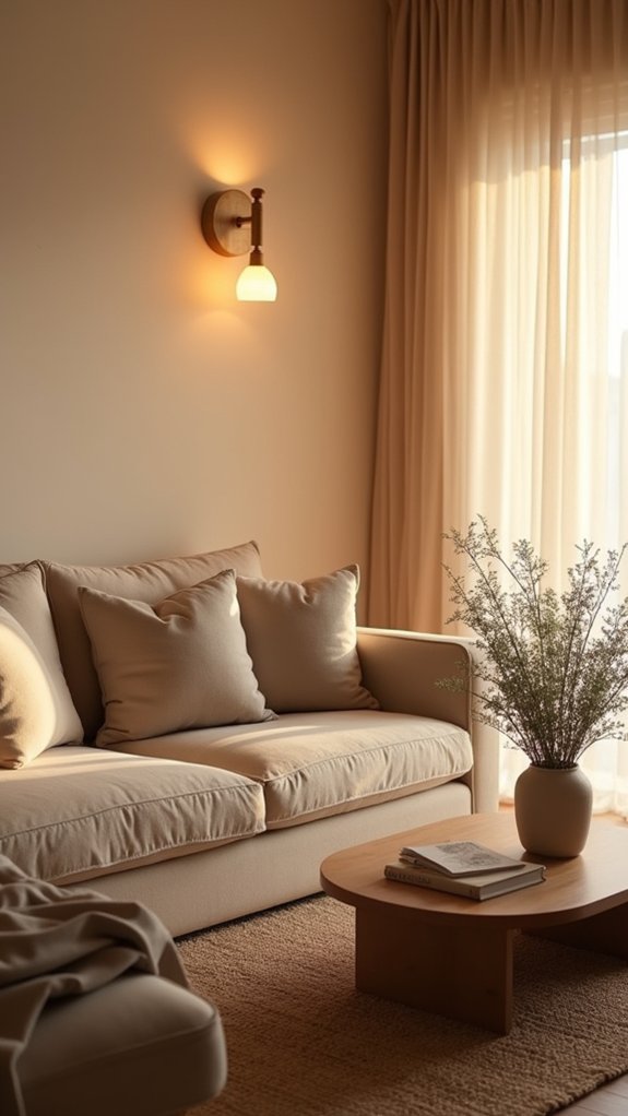 soft warm ambient lighting