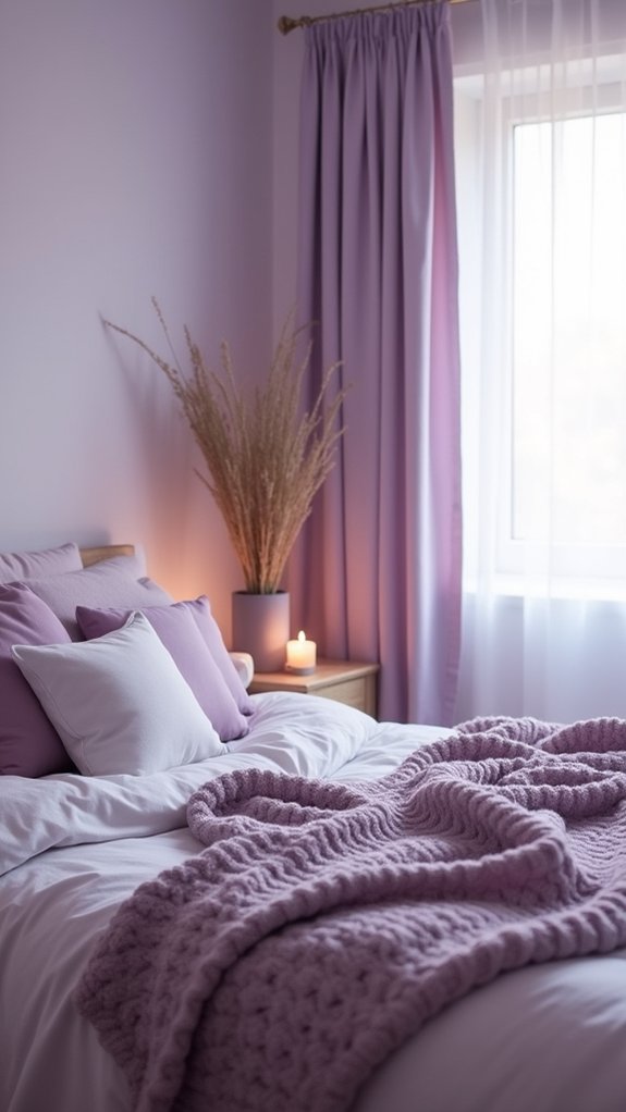 soothing lavender bedroom retreat