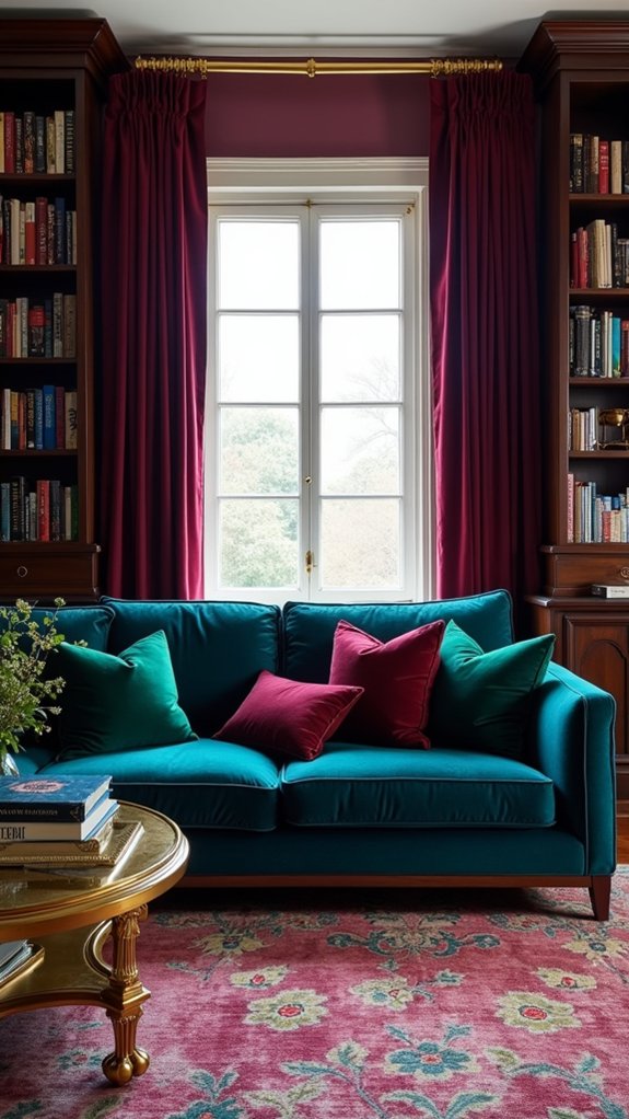 sophisticated deep blue comfort