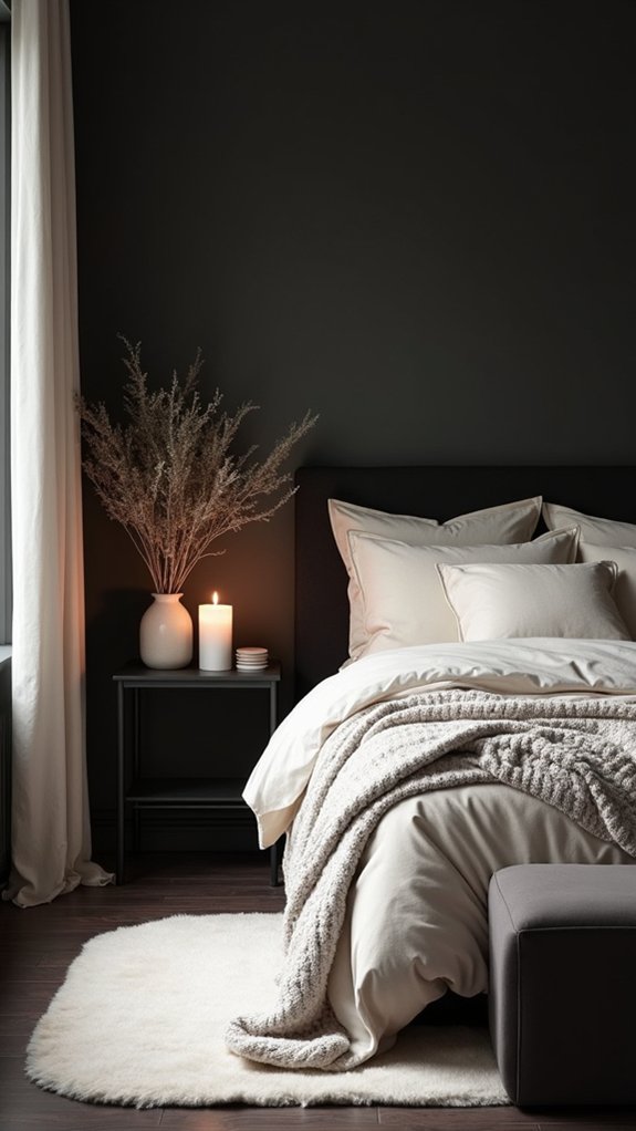 sophisticated monochrome calming retreat
