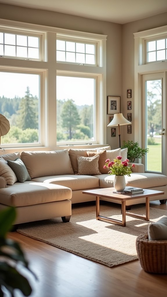 stain resistant family friendly sectional
