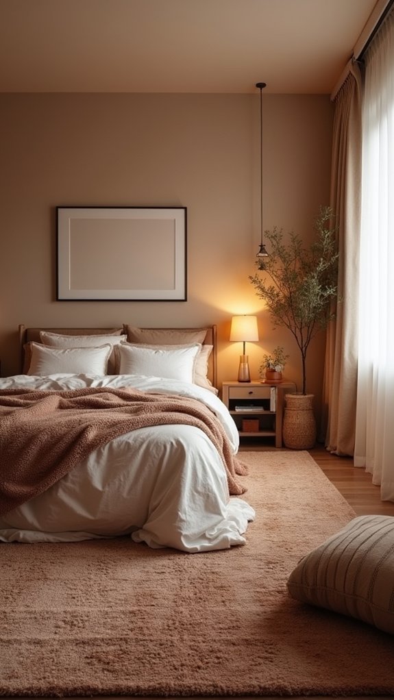 statement rug enhances comfort