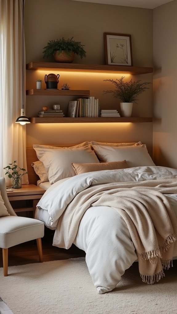 stylish and functional shelving