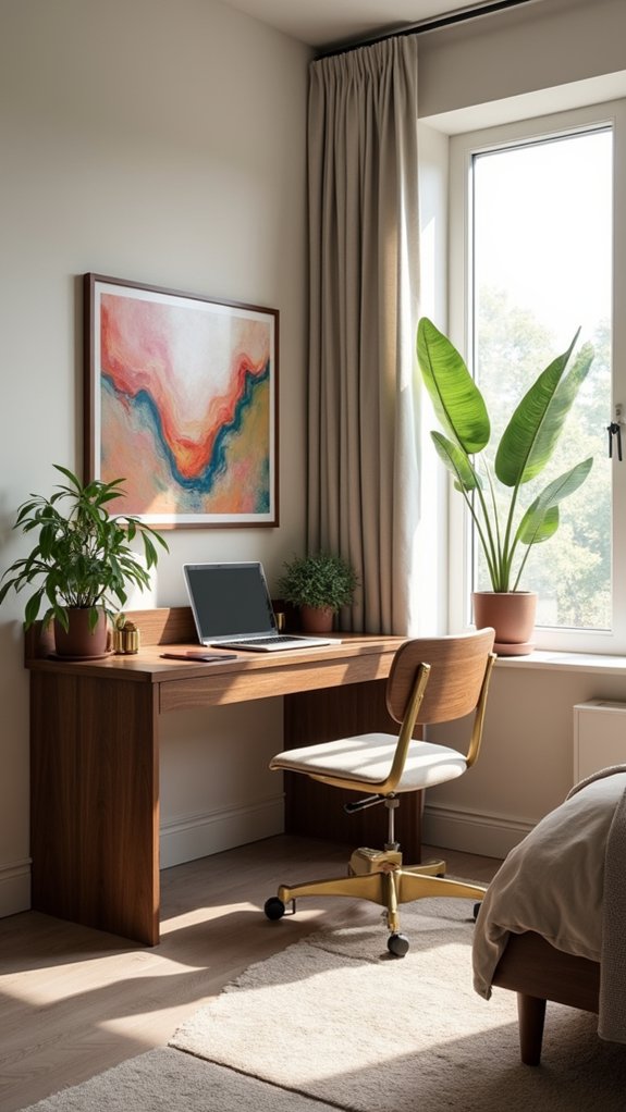 stylish contemporary workspace desks