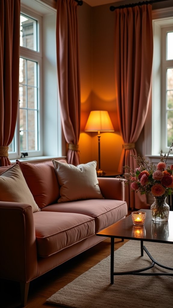 stylish curtains enhance privacy