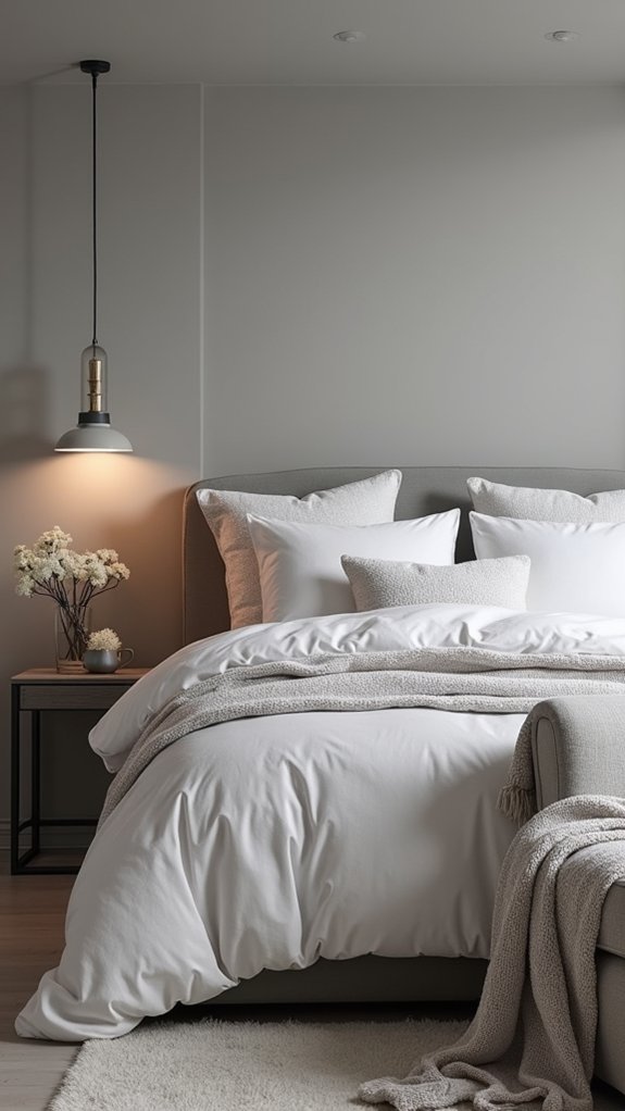 stylish grey lighting fixtures