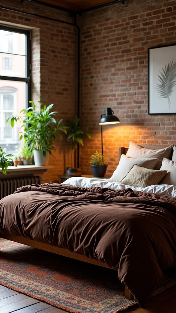 stylish industrial bedroom decor
