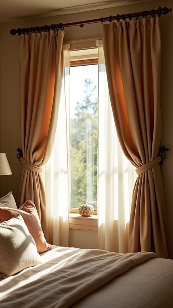 stylish light control drapes