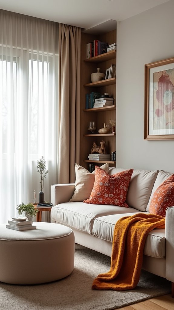 stylish storage ottoman solution