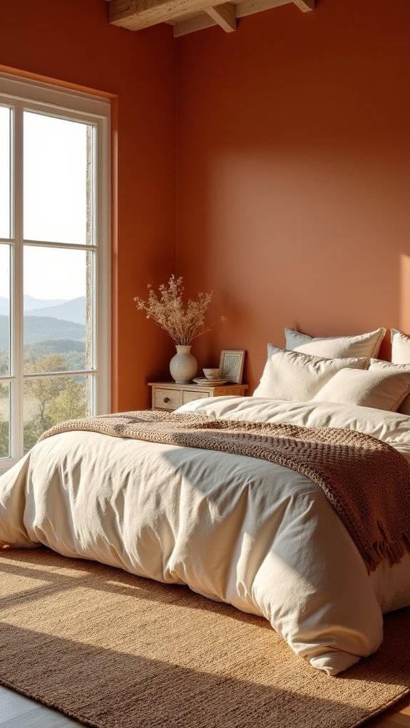 terracotta and neutral harmony