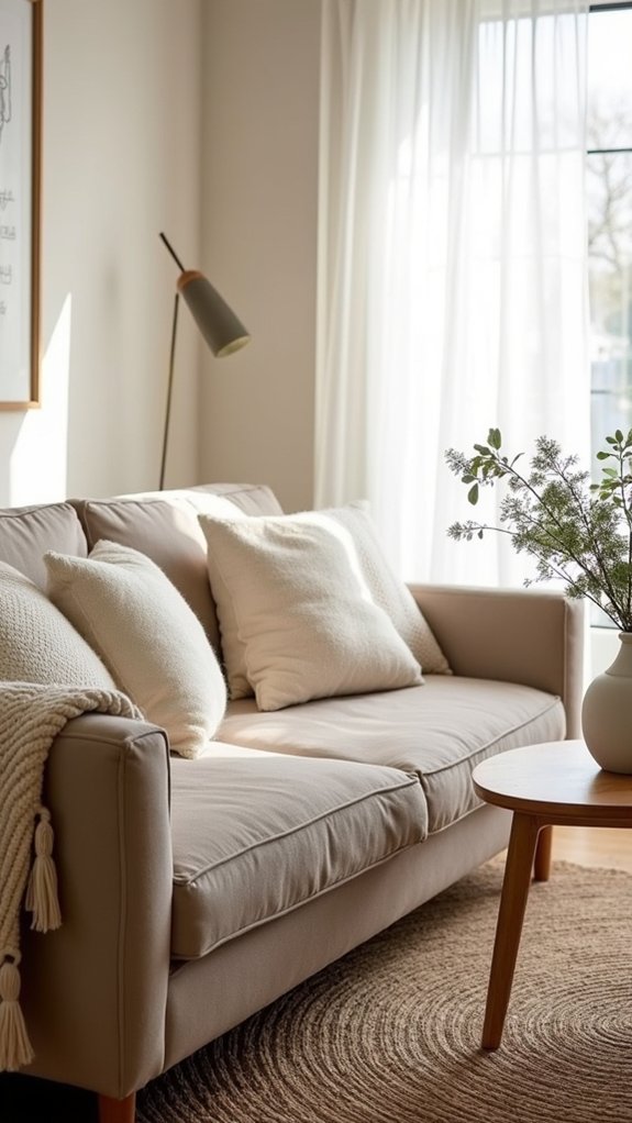 textured fabrics enhance coziness