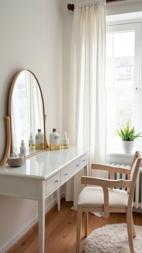 tidy vanity for efficiency