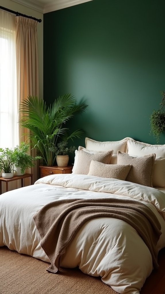 tranquil deep forest green