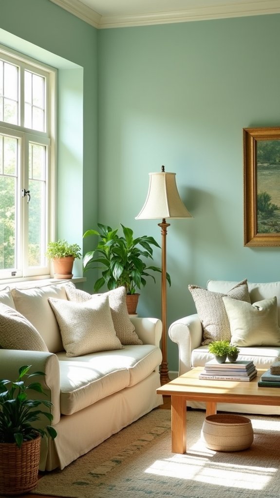 tranquil seafoam green serenity