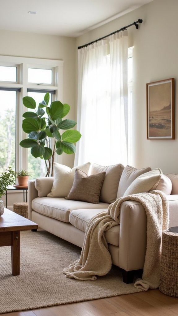 transform living room greenery