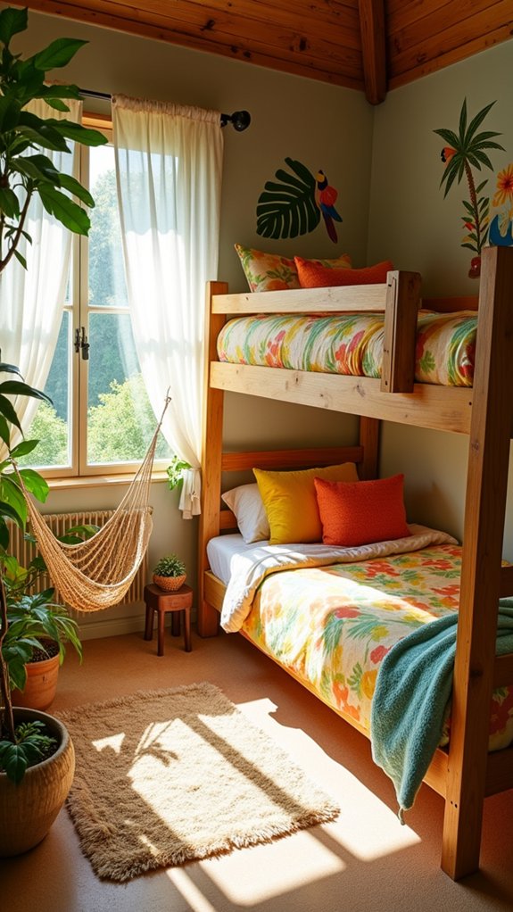 tropical paradise relaxation space
