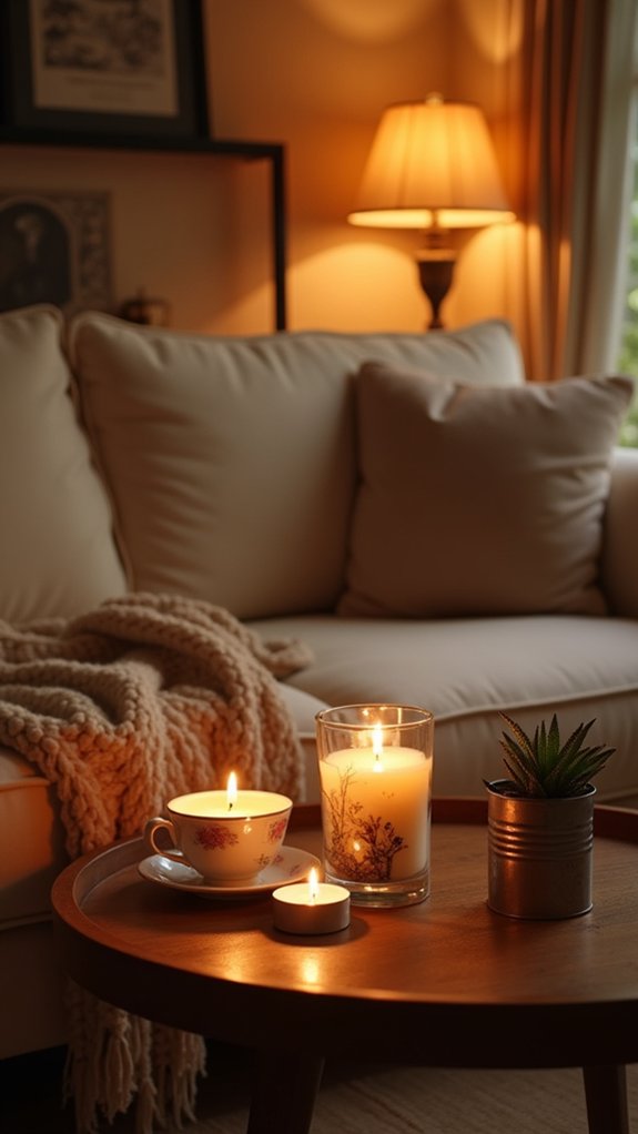 unique candle container ideas