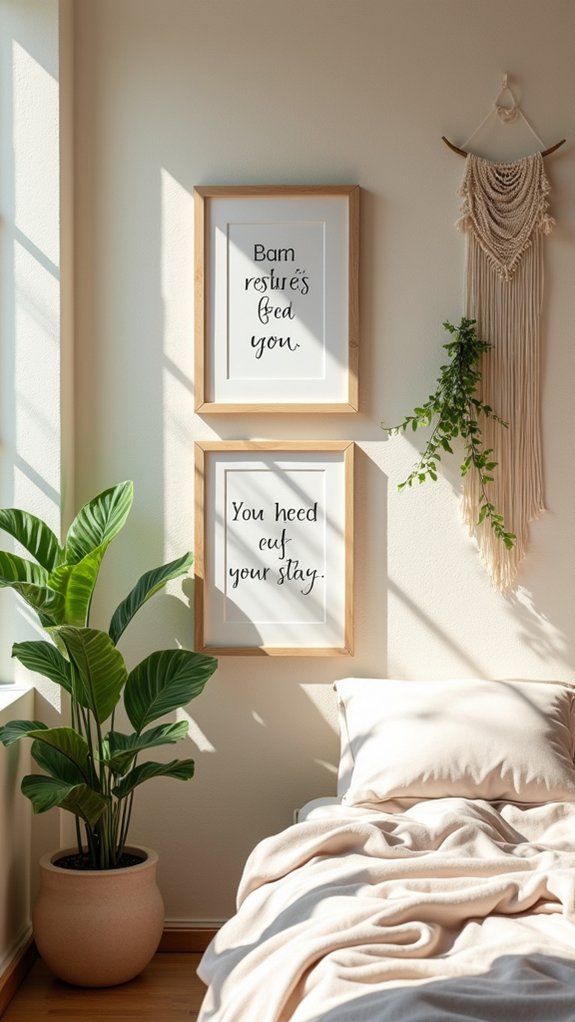 uplifting quotes enhance decor