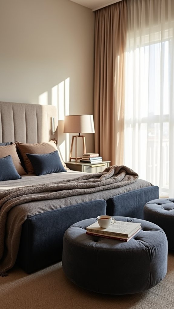 versatile storage ottomans for decor