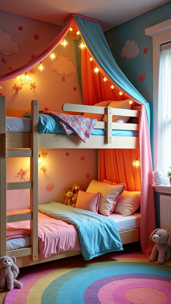 vibrant colors and decor