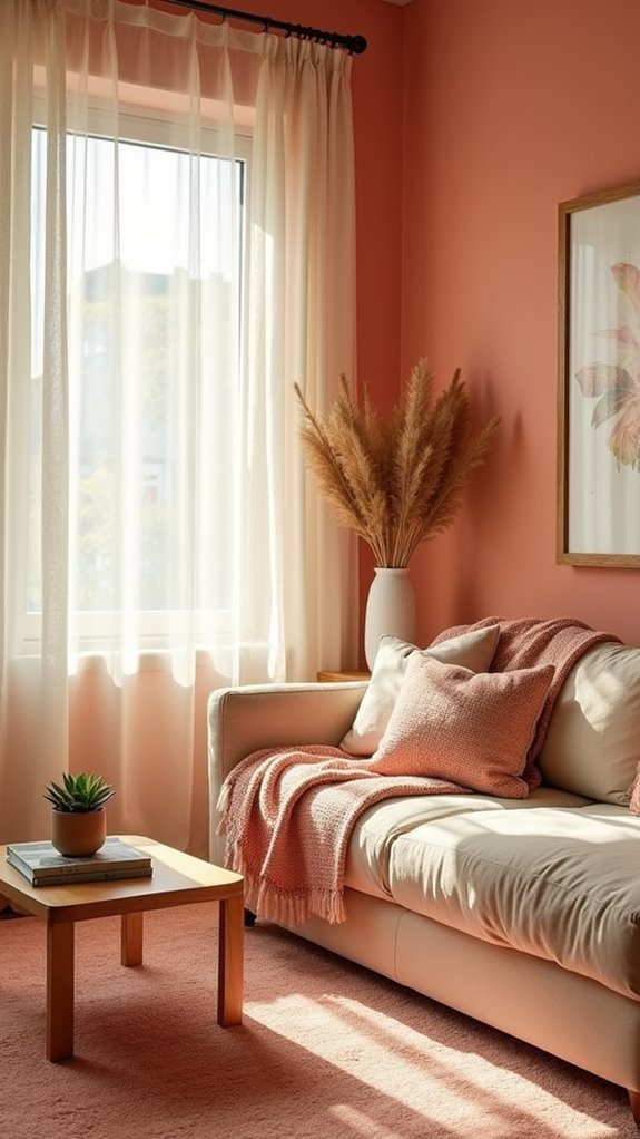 vibrant cozy living room