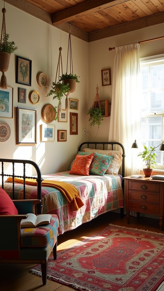 vibrant eclectic bedroom style