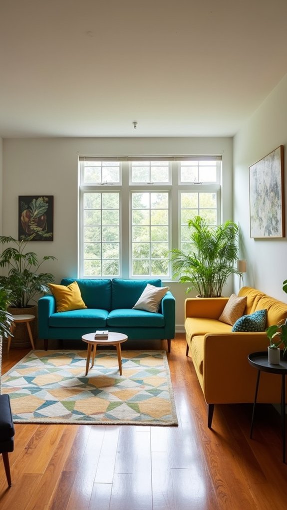 vibrant hues transform spaces