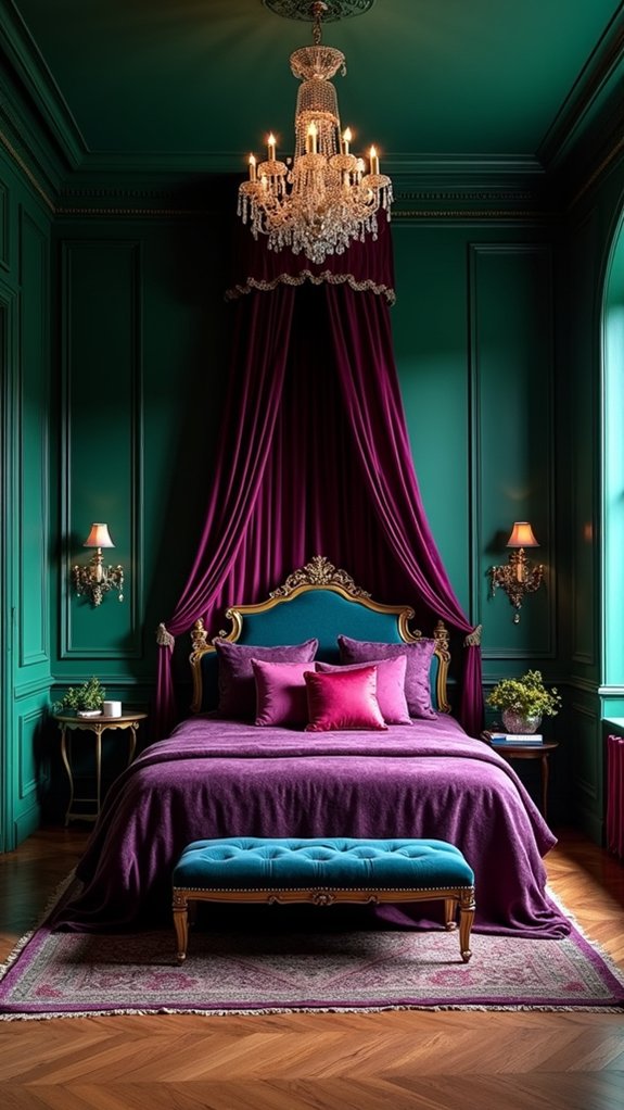 vibrant jewel tone elegance
